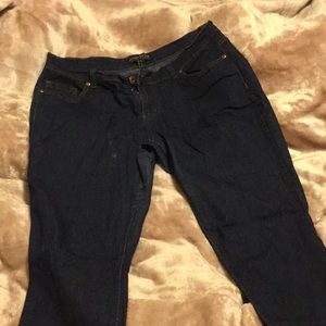 Ladies’ Skinny Jeans Dark Wash